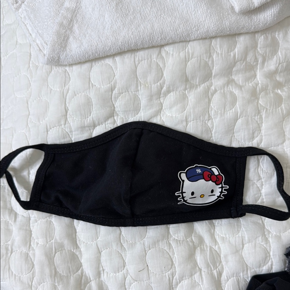 Hello Kitty Black and Red Face Mask Accessories